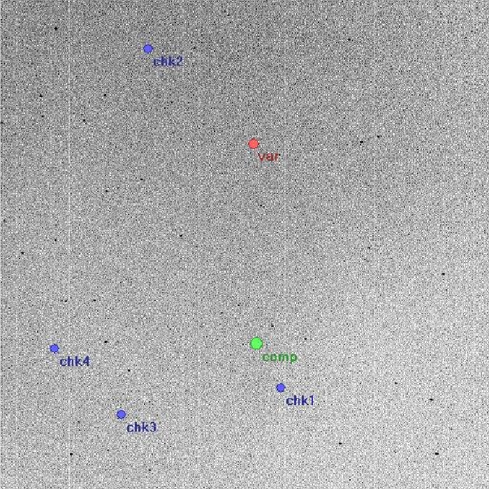 Chart - V0471 Tau, JD 2455136.38888