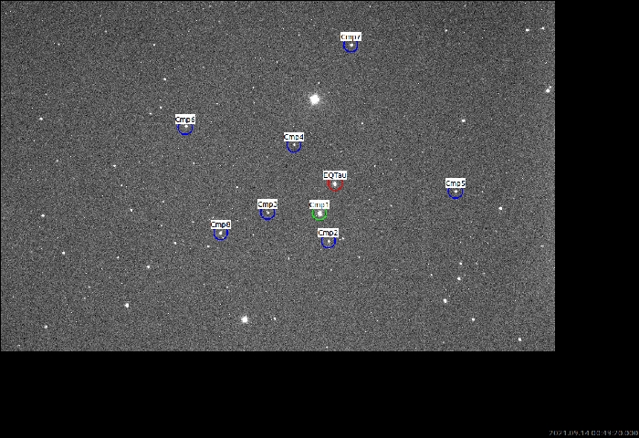 Chart - EQ Tau, JD 2459471.46767