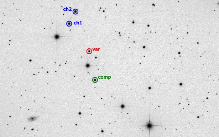 Chart - V0343 UMa, JD 2459660.32205