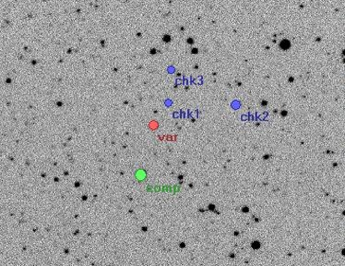 Chart - YY CrB, JD 2455213.54521