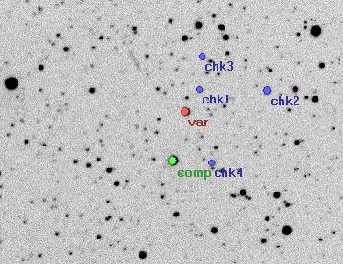 Chart - YY CrB, JD 2455219.58436