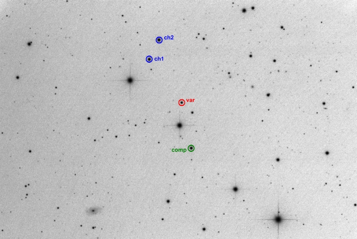 Chart - V0343 UMa, JD 2460005.26580