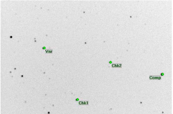 Chart - V0440 And, JD 2453331.32391