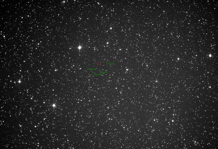 Chart - WASP-2, JD 2460536.32184