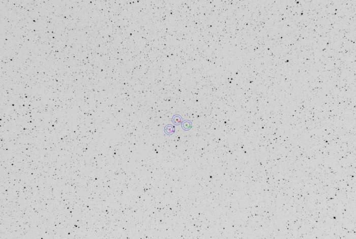 Chart - V0821 Cas, JD 2460535.36892