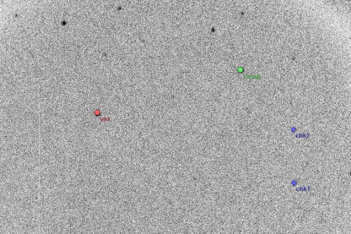 Chart - RW Leo, JD 2455304.37790