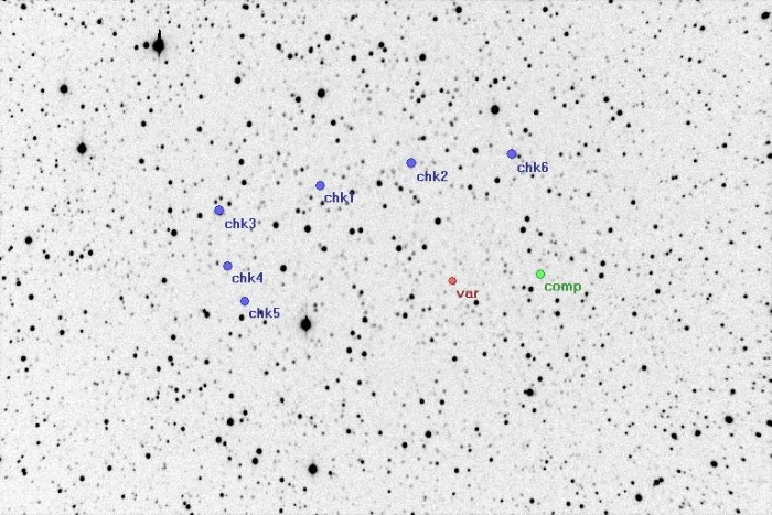 Chart - HAT-P-23, JD 2455434.30857