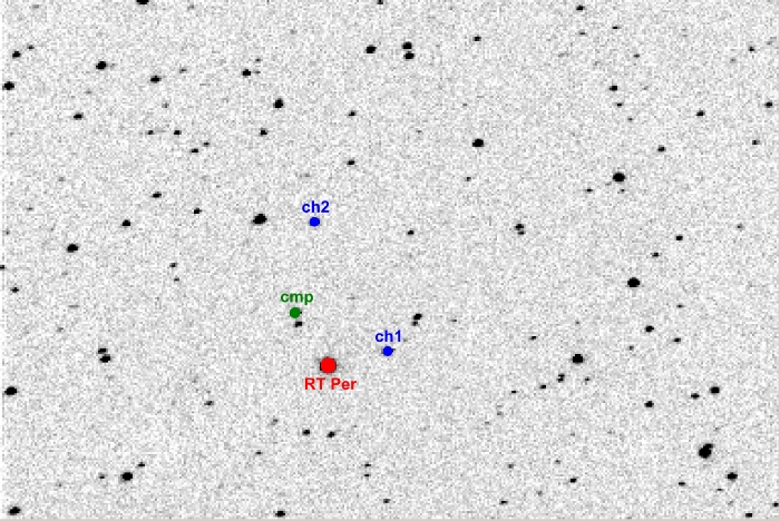 Chart - RT Per, JD 2455461.34309