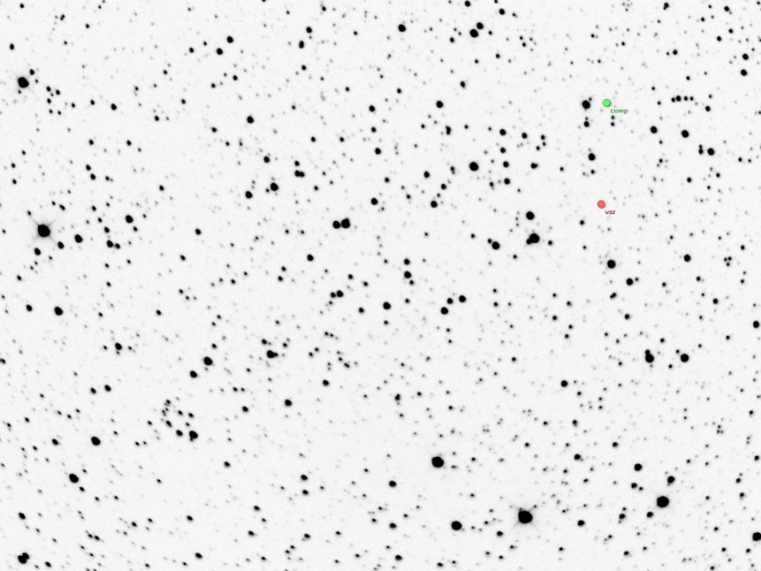 Chart - CoRoT 102738809, JD 2455599.27752