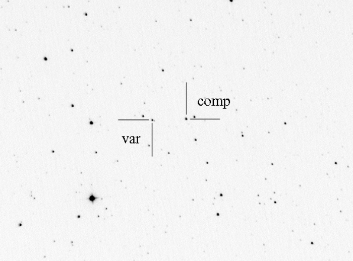 Chart - AK CMi, JD 2454172.24398