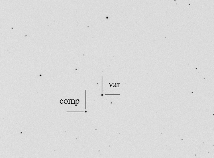 Chart - BH Vir, JD 2454240.33345