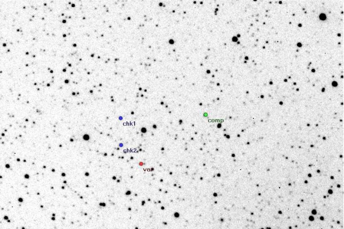 Chart - V0563 Lyr, JD 2454298.40985