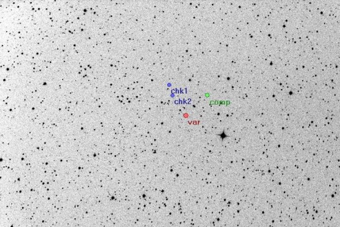 Chart - WZ Cyg, JD 2454433.32925