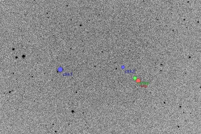 Chart - SZ Her, JD 2454620.40951