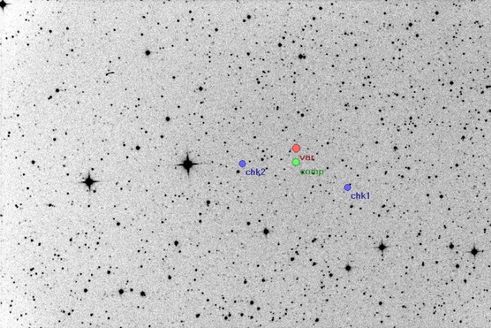 Chart - V1137 Cas, JD 2454763.21316