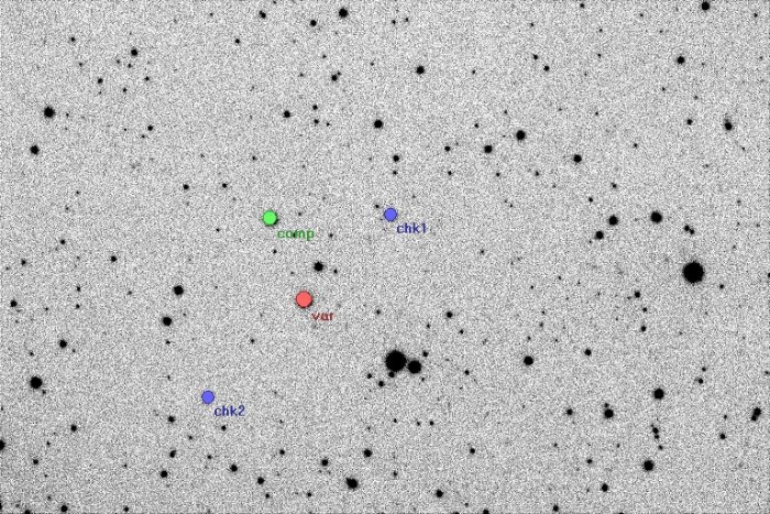 Chart - HR UMa, JD 2455274.28278