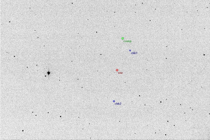 Chart - UV Lyn, JD 2455622.27912