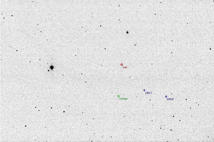 Chart - UV Lyn, JD 2455622.27991
