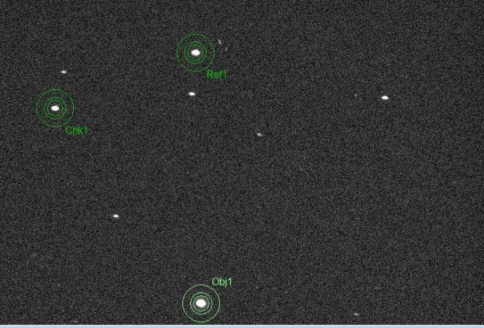 Chart - CX CVn, JD 2455655.38309