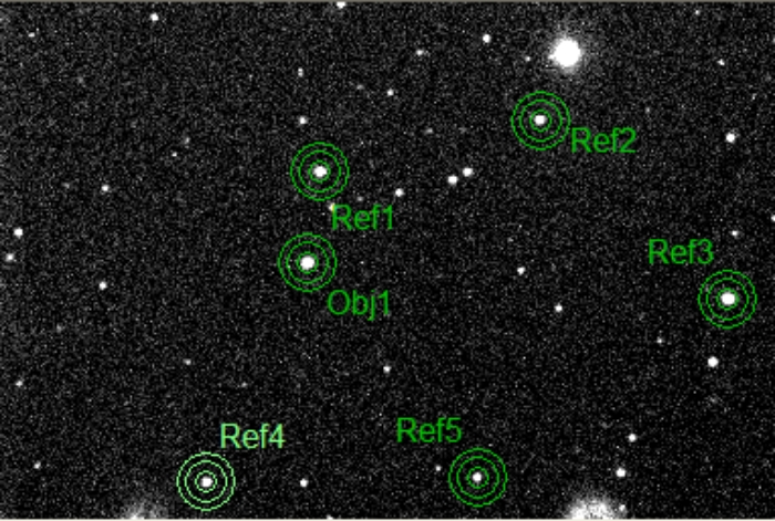 Chart - AM CrB, JD 2455693.32658