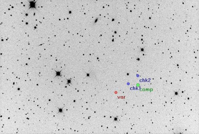 Chart - CzeV227, JD 2455629.31483