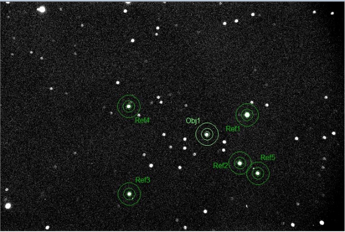 Chart - CM Tri, JD 2455825.49080