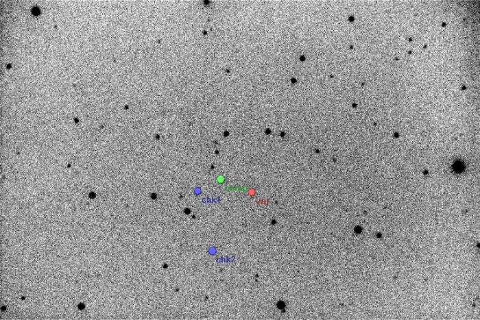 Chart - HS 2231+2441, JD 2456252.20131