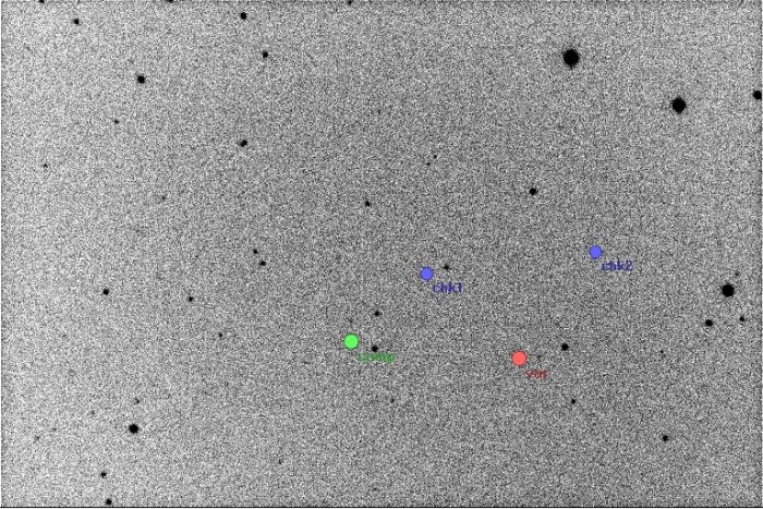 Chart - DE CVn, JD 2456490.32949