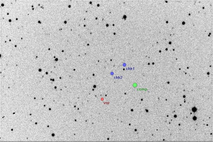 Chart - V0449 Peg, JD 2456511.31487