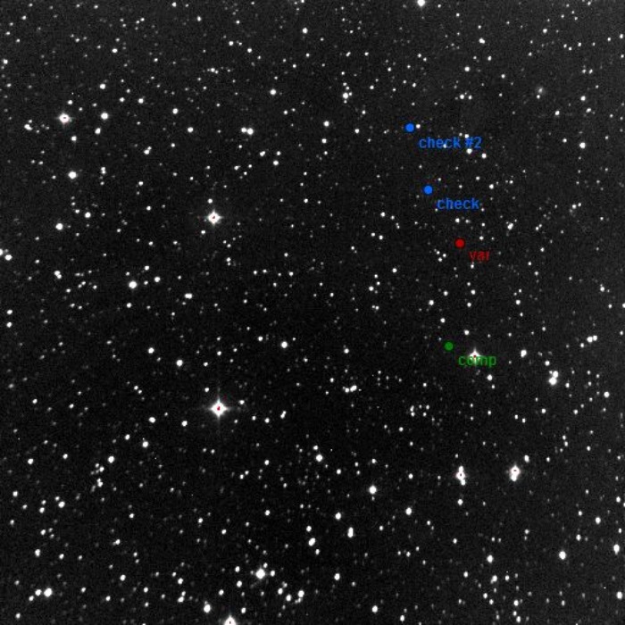 Chart - V2364 Cyg, JD 2456520.37012