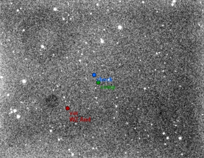 Chart - WZ And, JD 2456550.35294