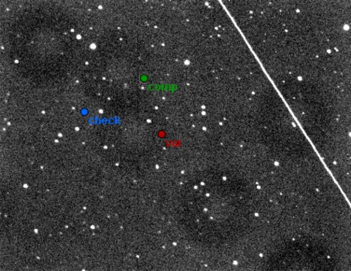 Chart - V0382 Cam, JD 2457027.20987