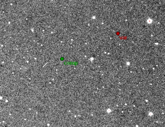 Chart - IU Cnc, JD 2457049.38908