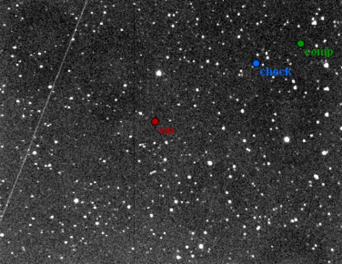 Chart - WY Tau, JD 2457066.22394