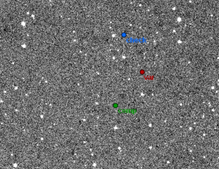 Chart - V1098 Her, JD 2457088.51731