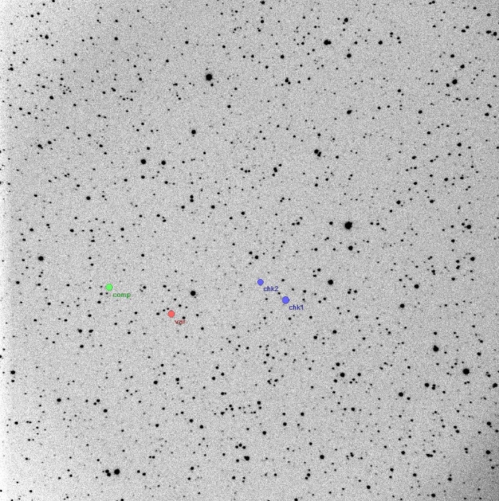 Chart - V0404 Gem, JD 2457085.25299