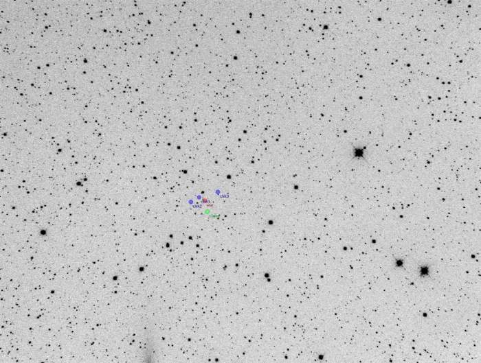 Chart - V0435 Dra, JD 2457215.36048