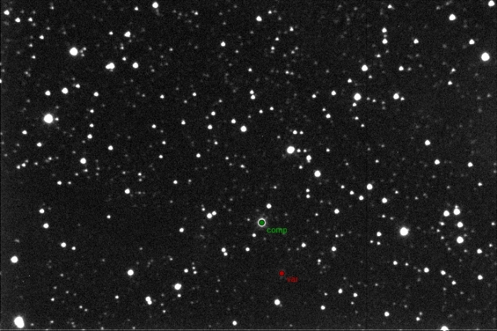 Chart - V2422 Cyg, JD 2457286.27904