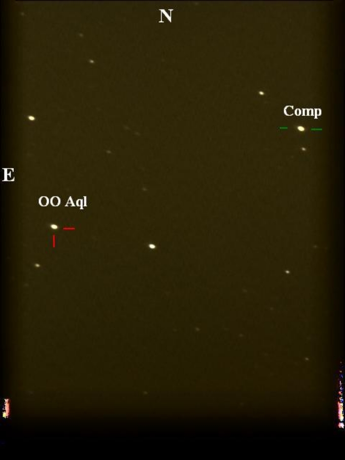 Chart - OO Aql, JD 2457271.67322