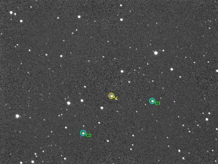 Chart - V0349 Dra, JD 2457094.30486