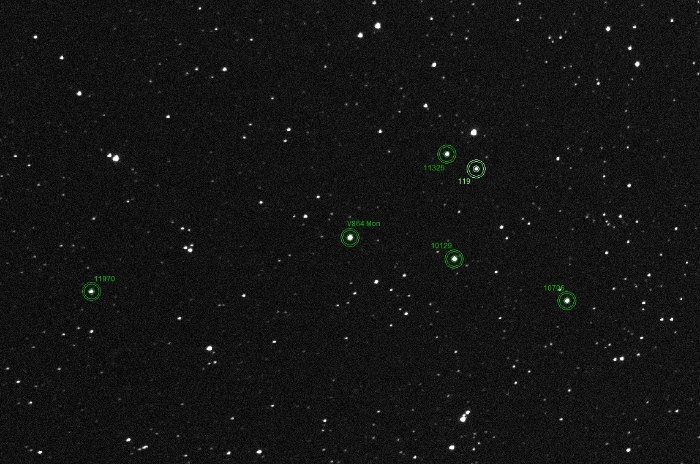 Chart - V0864 Mon, JD 2457361.48607