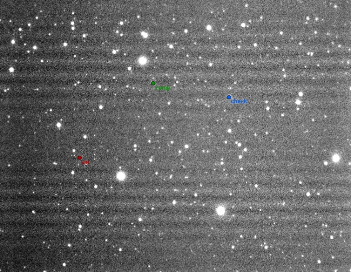 Chart - BF CMi, JD 2457414.33025