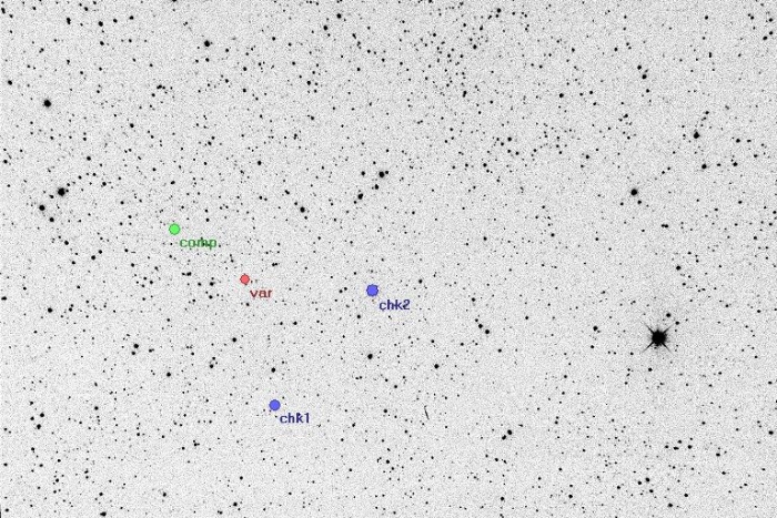 Chart - CW Cas, JD 2457613.34435