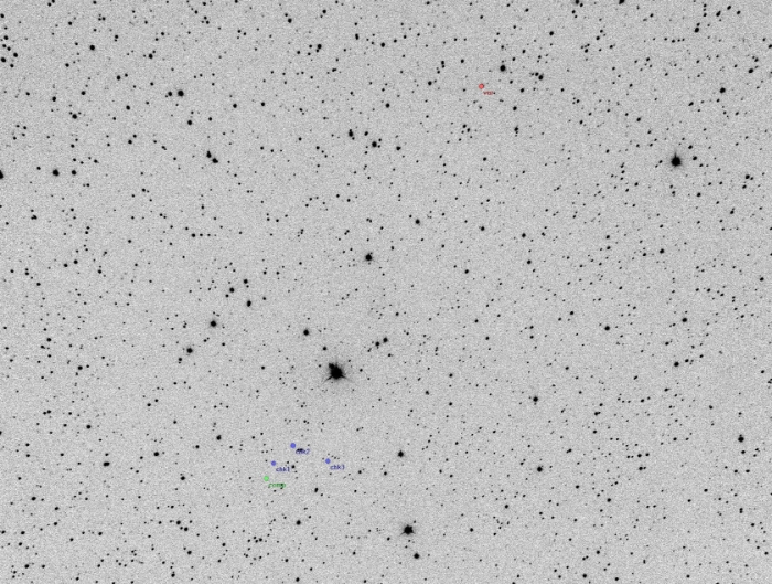 Chart - V0548 Peg, JD 2457655.29343