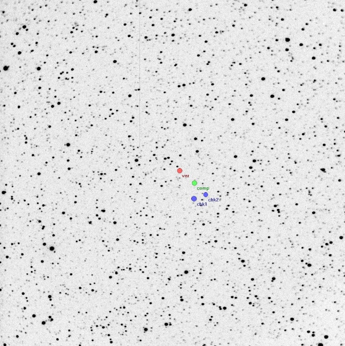 Chart - DK Sge, JD 2457661.27999