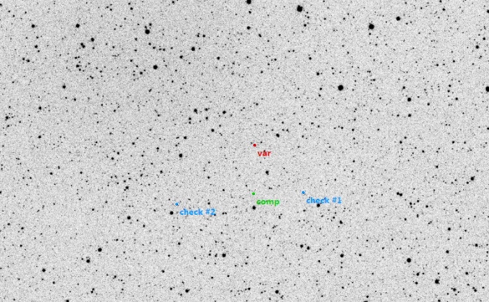Chart - V1815 Cyg, JD 2457705.27484