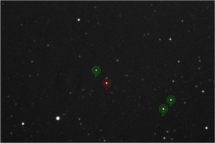 Chart - V1370 Tau, JD 2457772.31307
