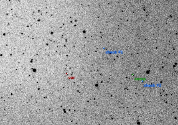 Chart - V1112 Cas, JD 2457750.45904