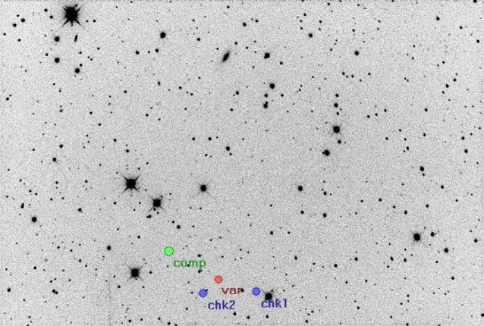 Chart - CzeV228, JD 2455628.29202