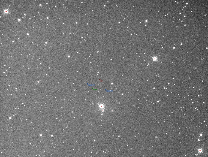 Chart - PZ UMa, JD 2457858.30870